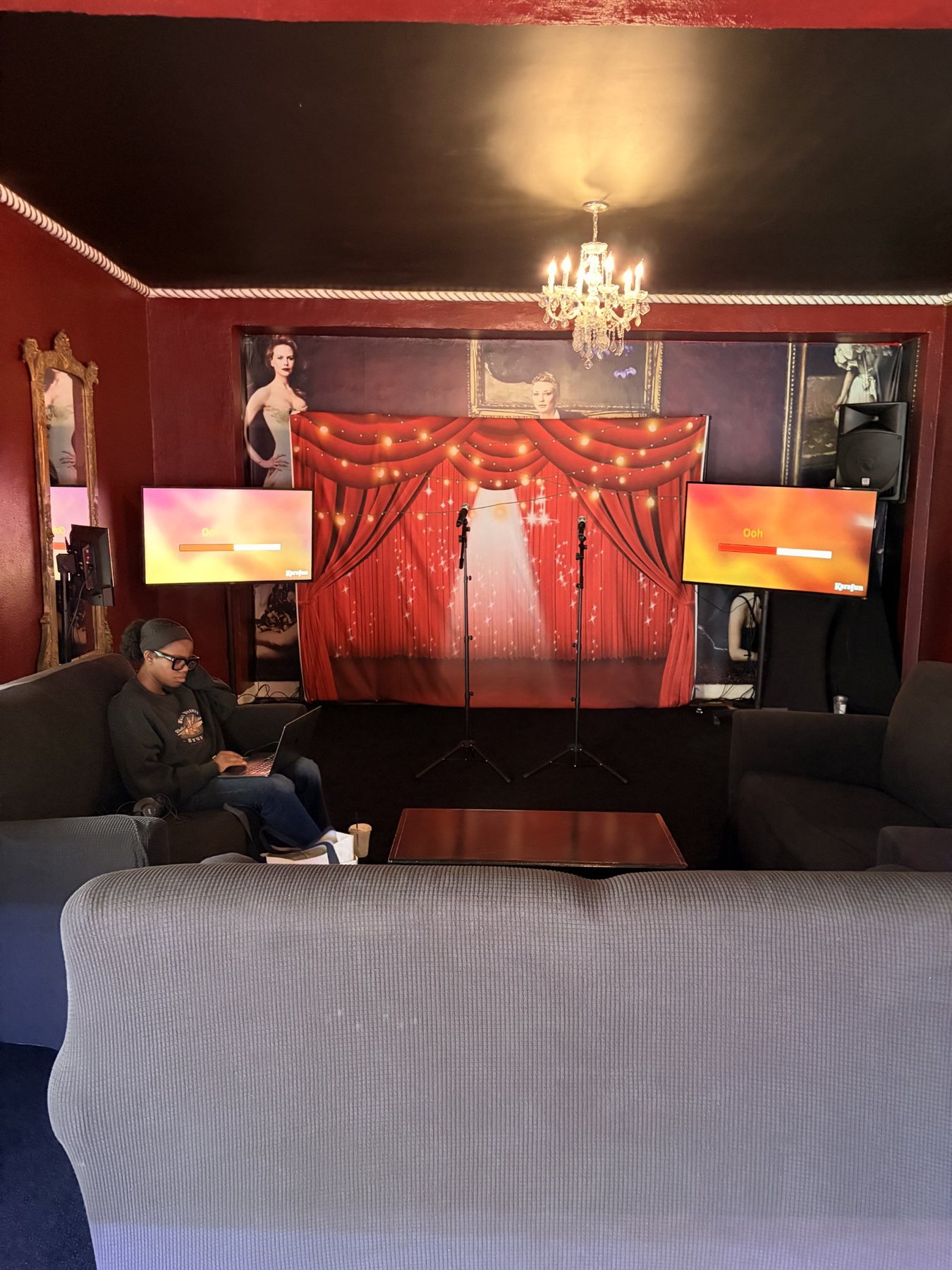 Palmwood Rentals karaoke lounge event setup