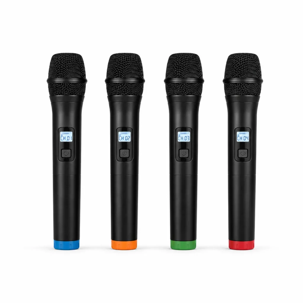 4 Wireless Mics