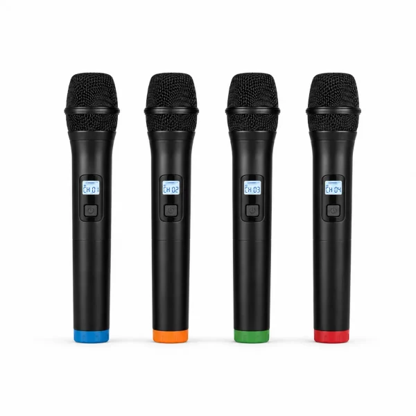 4 Wireless Mics